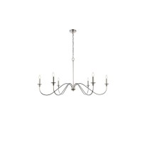 Rohan 48 Inch Chandelier In Polished Nickel