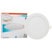 Sylvania 8 Slim Microdisk Recessed Led Downlight Kit Dimmable 20W 5 Cct Color Selectable 2700K 3000K 3500K 4000K 5000K