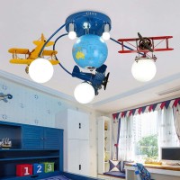 Specifications CategoryFlush Mount Lightings ColorBlue ThemePlanes Number Of Bulbs33 Shade MaterialGlass GenderBoy Bulb BaseE26 Bulb Included Or NotBulb Not Included Bulb TypeLED Design Cd Number Of Lights6 Lights Fixture Size295295154 L75cmW75cmH39cm