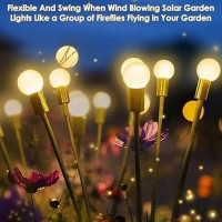 4Pack Solar Lights Outdoor Decorative Larger Size Super Bright Upgraded Solar Outdoor Lights Decoration For Party Garden Y