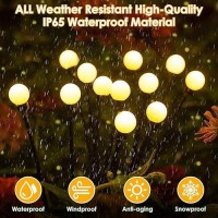 4Pack Solar Lights Outdoor Decorative Larger Size Super Bright Upgraded Solar Outdoor Lights Decoration For Party Garden Y