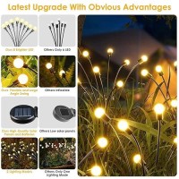 4Pack Solar Lights Outdoor Decorative Larger Size Super Bright Upgraded Solar Outdoor Lights Decoration For Party Garden Y