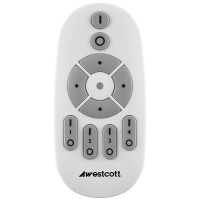 Westcott Dimmer Remote For 45W Dimmable Led Bulb, Gray/ White