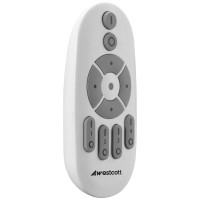 Westcott Dimmer Remote For 45W Dimmable Led Bulb, Gray/ White