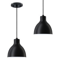 2 Pack Single Kitchen Island Mini Metal Drum Pendant Light Industrial Hanging Ceiling Light Fixtures For Over Sink Bar,Dining Room,Corridor,Entryway,Hallway