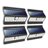 Ezbasics Solar Lights Black 4Pack