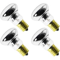 Magic&Shell R39 Reflector Type Bulb 4Pcs 120V 30W R39 E17 Replacement Light Bulb Lava Lamp