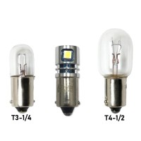 A high quality extreme brightness direct replacement lamp for all 1228 volt miniature bayonet light bulbs