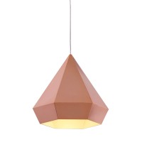 This light is a hanging toast to geometric elegance The Ceiling Lamp is a lovely pendant with sharp angles and soft warmth Comes in chrome rose or gold Bulbs not included Bulbs sold separately Max Watt 60 W Size E26 Type A19 UL approved and listed