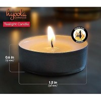 Hyoola Tea Lights Candles 250 Bulk Candles Pack Tea Candles Unscented European Made Tealight Candles