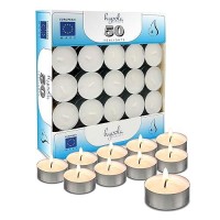 Hyoola Tea Lights Candles 250 Bulk Candles Pack Tea Candles Unscented European Made Tealight Candles