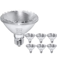 Par30 Short Neck, 6Pcs Par30 75W 120V Halogen Light Bulbs, Dimmable. Premium Quality For Long Lasting Life, E26 Base, 3000K Warm White, Par30 Flood Light Great For Accent Lighting, Tracking Light