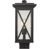 Z-Lite 1 Light Outdoor Post Mount Fixture 583Phms-Bk