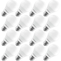 Maxlite A19 Led Bulb, Enclosed Fixture Rated, 40W Equivalent, 450 Lumens, Dimmable, E26 Medium Base, 5000K Daylight, 16-Pack