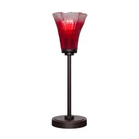 Luna Accent Table Lamp Shown In Dark Granite Finish With 5.5