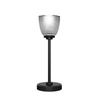 Luna Accent Table Lamp Shown In Matte Black Finish With 5