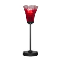 Luna Accent Table Lamp Shown In Matte Black Finish With 5.5