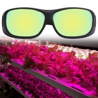 Dioche Horticulture Grow Light Glasses Goggles, Safety Goggles, Protective Glasses, Led Grow Room Glasses Uv Polarizing For Tent Greenhouse Hydroponics Plant Light Eye Protection