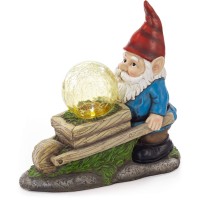 Vp Home Garden Gnomes For Outdoor Decoration - Solar Powered Garden Gnome Light - Durable Light Statue Decorations For Your Lawn, Yard, Patio Or Pathway - Ideal Christmas Gift Or Decor