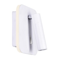 Led Sconce With Matte White Finish