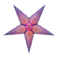 Galaxyarts Queen Blue Pink Medium Paper Star Lantern