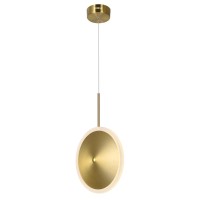 Led Mini Pendant With Brass Finish