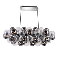 27 Light Island/Pool Table Chandelier With Chrome Finish