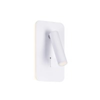 Led Sconce With Matte White Finish