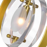 9 Light Pendant With Brass Finish