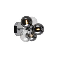 3 Light Sconce With Chrome Finish