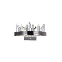 Led Sconce With Polished Nickel Finish