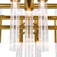 72 Light Chandelier With Brass Finish