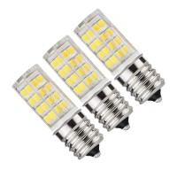 E17 Led Light Bulbs Microwave Appliance Light Bulb For Refrigerator Range Hood Over Stove Part 8206232A 1890433 8206232 Ap451265