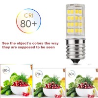 E17 Led Light Bulbs Microwave Appliance Light Bulb For Refrigerator Range Hood Over Stove Part 8206232A 1890433 8206232 Ap451265