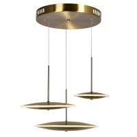 Led Pendant With Brass Finish