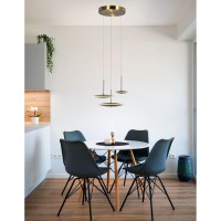 Led Pendant With Brass Finish