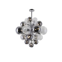 15 Light Chandelier With Chrome Finish