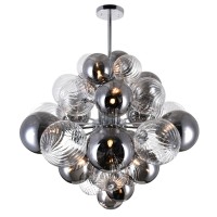 15 Light Chandelier With Chrome Finish