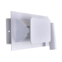 Led Sconce With Matte White Finish