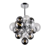 8 Light Chandelier With Chrome Finish