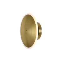 Led Sconce With Brass Finish