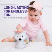 Soothe your children and lull them to sleep with an adorable LumiPet Each friendly bedside nightlight has the option of shining with nine different soft colors including red light for optimum sleep The included remote control lets you or your child choose