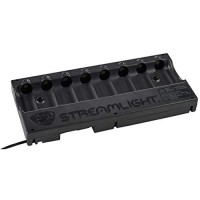 Streamlight 20221 Sl-B26 Protected Li-Ion Usb Rechargeable 8-Unit Bank Charger, Black