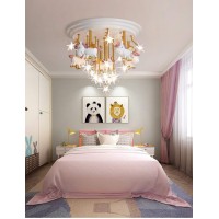 Huioo Children'S Room Cartoon Unicorn Ceiling Lamp Creative Living Room Iron Chandelier Boy Girl Princess Bedroom Star Decoration Lamp Resin Glass Pendant Lights (Color : White)