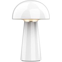 Langy Usb Mushroom Light Mini Light, Night Light With Adjustable Brightness, Small Lamp For Baby Breastfeeding, Dimmable Three-Level Warm Light, (White)