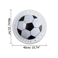 Sunny Lingt Soccer-Patterned Ceiling Light, Modern Kids Room Decor Chandelier, 20.5