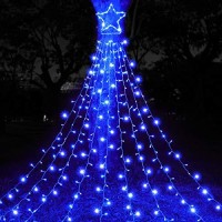 Maoyue Outdoor Christmas Decorations Waterproof 335 Led Star Lights 8 Lighting Modes Outside Tree Decoration Lights For Yard, Christmas, New Year, Wedding, Party