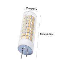 Lxcom Lighting G8 Led Bulb 10W Ceramic Corn Light Bulbs4 Pack2835 Smd 102 Leds 80W Halogen Bulb Replacement 3000K Warm White