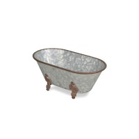 Accent your home and space with a wonderful dcor piece Stylish dcor pieces have found their way onto entryway tables dining tables shelves and any space that needs a finishing touch or bit of flair This piece features a farmhouse styled bathtub With its g