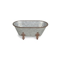 Accent your home and space with a wonderful dcor piece Stylish dcor pieces have found their way onto entryway tables dining tables shelves and any space that needs a finishing touch or bit of flair This piece features a farmhouse styled bathtub With its g